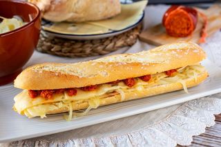 Bocadillo de sobrasada y queso