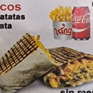 Taco frances menu (ptata e bebida) L