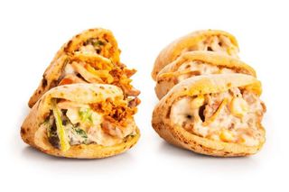 Bandeja 12 mini pitas kebab surtidas