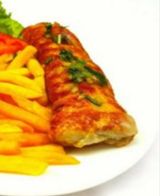 Punjena bijela vješalica