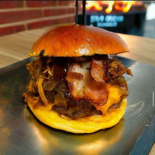 Hamburguesa De Pulled Pork