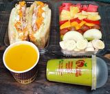 Sandwich + Juice 300ml + Tea + Fruit