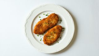 Şniţel din piept de pui