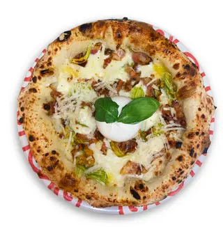 Fiori di zucca e guanciale