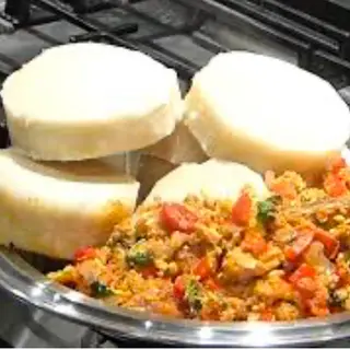 Boiled Yam and Eggs 