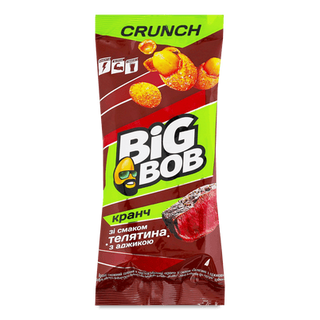 Арахіс Big Bob в хрусткій оболонці зі смаком телятини з аджикою (55г)