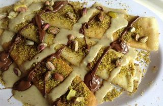 Crepes pistacchio
