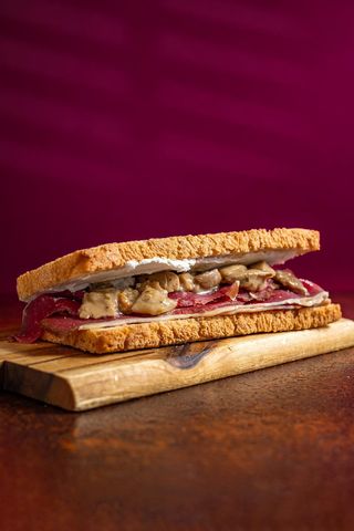 #22 Prosciutto cotto, brie e porcini