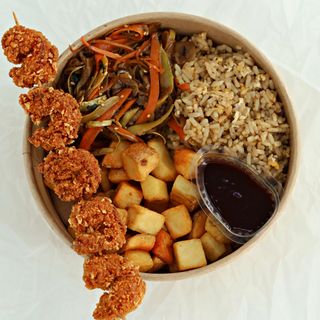 Thai crevettes panées