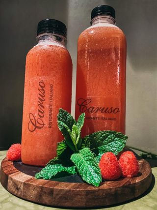 Sumo Natural de Abacaxi e Framboesa 1L