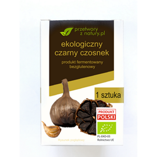 BIO CZARNY CZOSNEK BEZGLUTENOWY (1 szt) - PRZETWORY Z NATURY