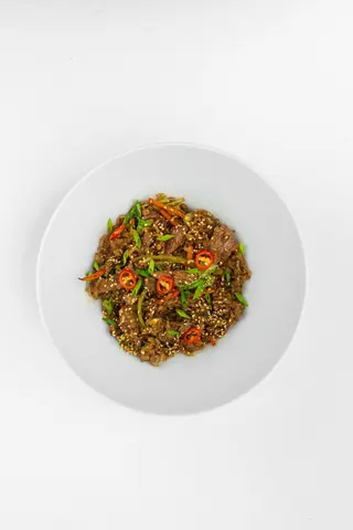 Рис WOK зі свининою glovo