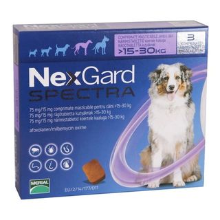 NEXGARD SPECTRA L Anti-Parasite Pills for Dogs 15- 30 kg / 1 Tablet