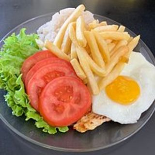 Kebab En Plato Vegetal