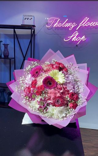 PURPLE AND PINK SPLASH mini