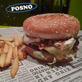 Veggie burger   + krompir & kečap