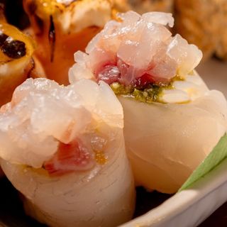 Gunkan de Pesto Branco (6 peças)