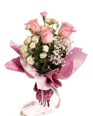 Buchet trandafiri roz "Delight"