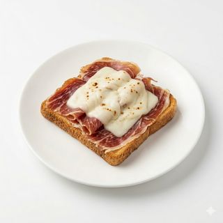 Tostada Serrano Y Queso