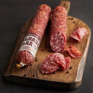 Ковбаса сирокопчена "Міланська", 300г (13548)