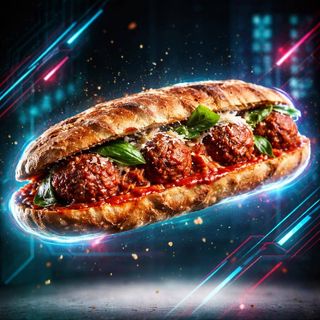 Panuozzo con Polpette