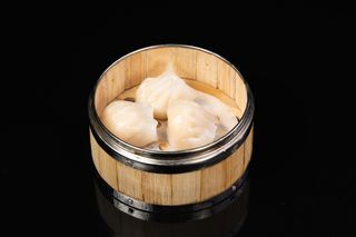 115.RAVIOLI DI GAMBEI CON SFOGLIA CRISTALLO 4pz