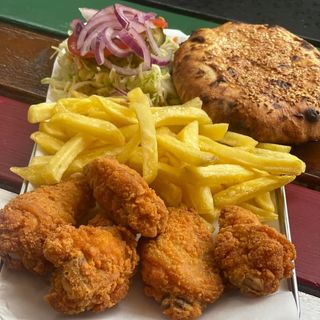 Meniu Aripioare  Cu Cartofi