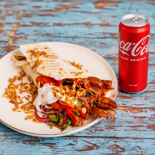 COMBO SHAORMA VITA & CURCAN MARE + DOZA COLA GLOVO