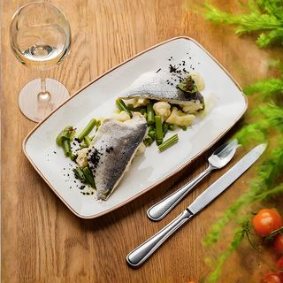 Філе дорадо з спаржевою квасолею ( 350 г)