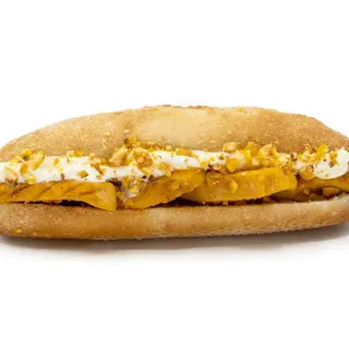 61. Pollo kebab, mayonesa y kiko crushed