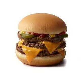 Tripple Cheese Burger - 3X Burgers with Cheese and Fries