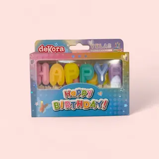 Velas Happy birthday 
