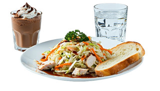 Ensalada De Col Con Pollo Agridulce