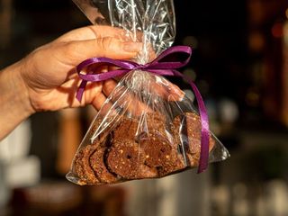 Сабле шоколадне з фундуком