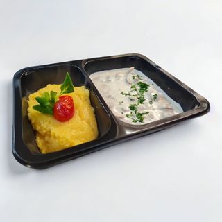 Ciulama de pui cu hribi