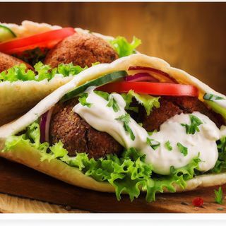 Panino falafel
