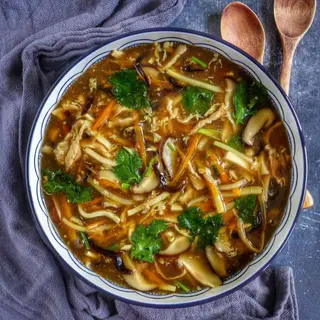 Hot & Sour Chicken Noodle Soup