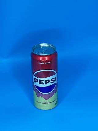 Напій газований без цукру ПЕПСІ полуниця та вершки 0.33л ж/б ***НОВИНКА***