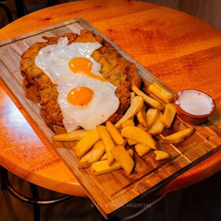Milanesa A Caballo
