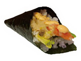 90.Temaki Tempura De Langostinos