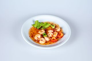 145. Gamberetti in salsa agropiccante