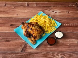 Menú Pollo Asador (Entero)