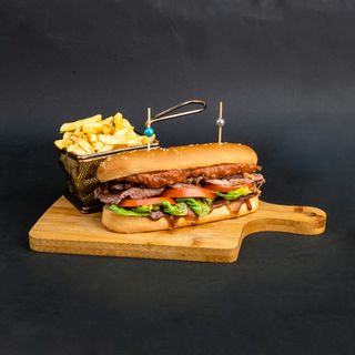 Sandwich steak de bœuf