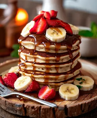 Pancake Double Nutella & Caramel