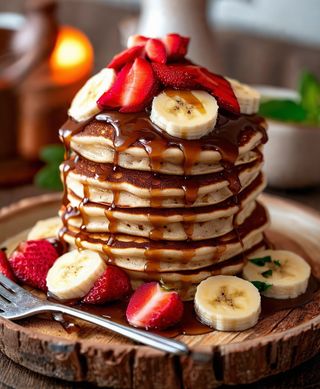 Pancake Double Nutella & Caramel