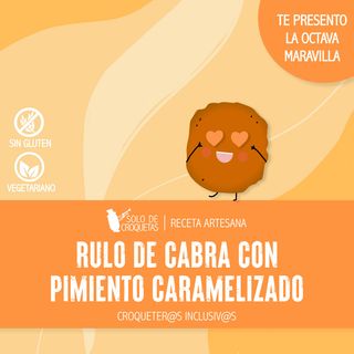 Croquetas de rulo de cabra con pimiento caramelizado (2 uds.)