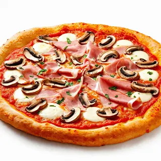PIZZA PROCIUTTO E FUNGHI