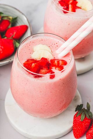 smoothie fraise banane
