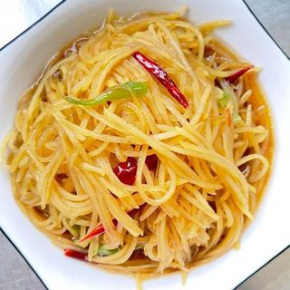 Julienne di patata agropiccante