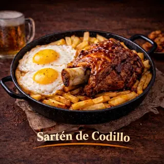 Sartén de codillo